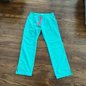 Figs Kade pants. Surgical Green. Large tall.